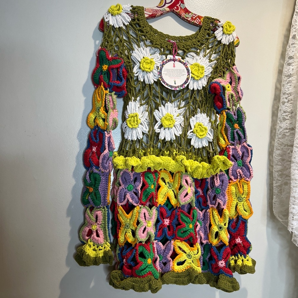 CeliaB Galena Floral Crochet Dress - Picture 5 of 9